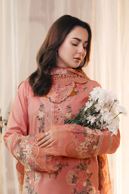 Zarashahjhan Embroidered Dhanak Three Piece COCO-09