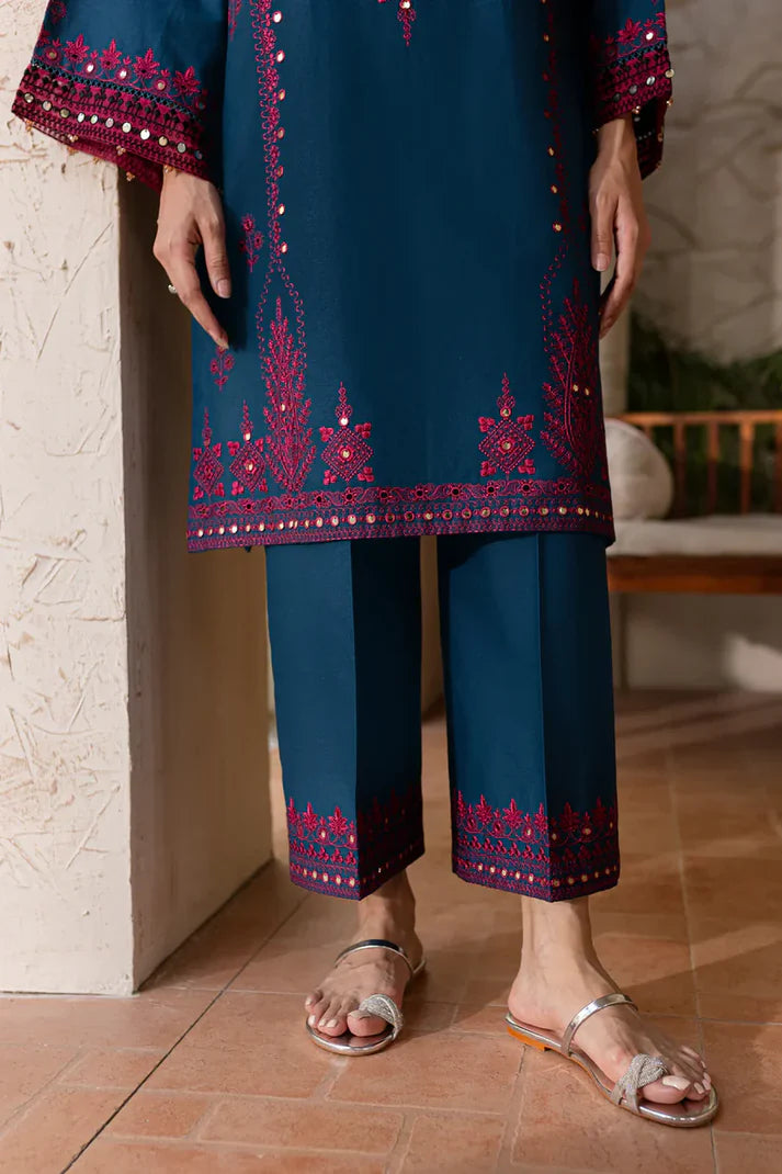 Batik Embroidered Dhanak Three Piece BT-02