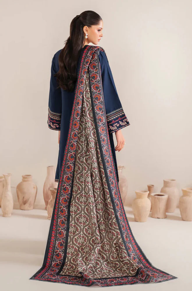 Garnet Embroidered lawn Three Piece ameema