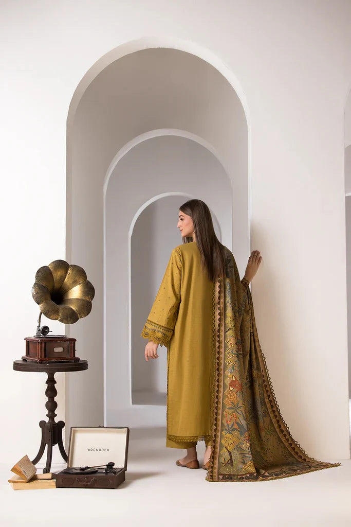 Sobia nazir Embroidered lawn Three Piece SB-D33