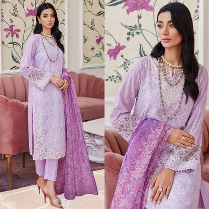 SF-926 Lawn Embroidered 3Pc