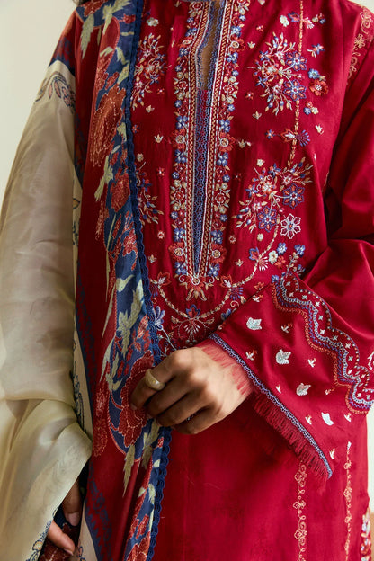 ZARA SHAHJAHAN Dahank Embroiderd Three Piece ZSJ-81