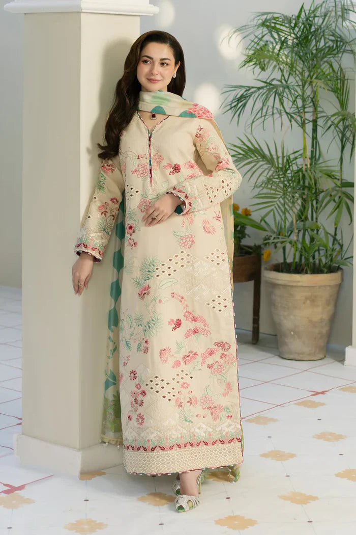 Maryam N Maria Embroidered lawn Three Piece MNM-363