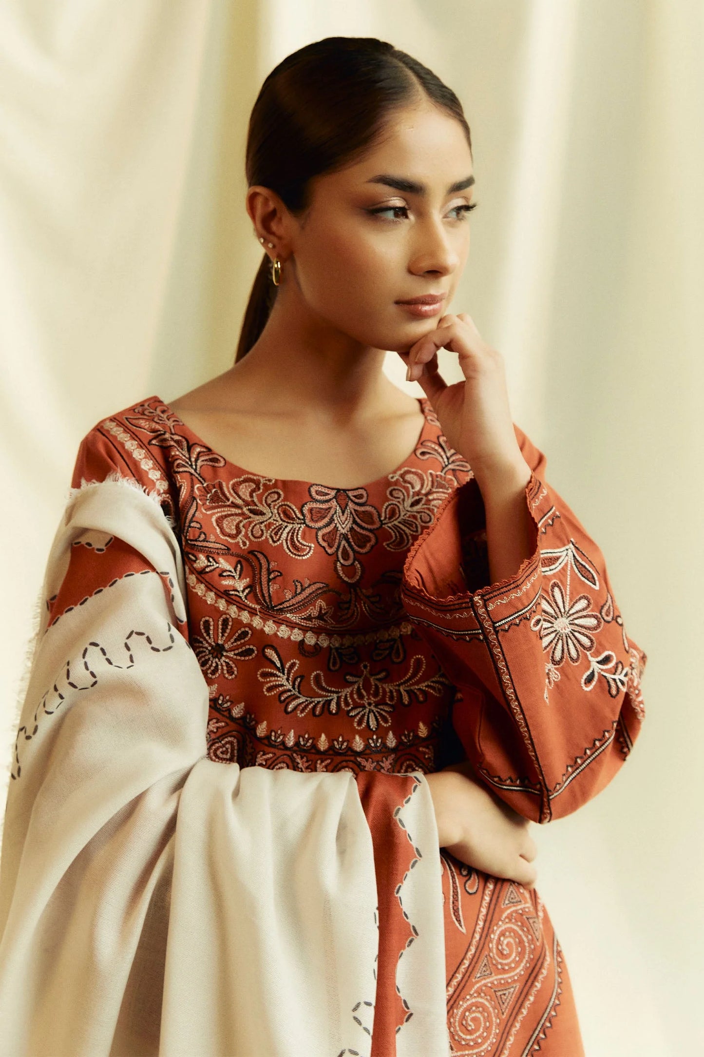 Coco by Zara Shahjahan Winter Unstitched Three Piece COCO-007
