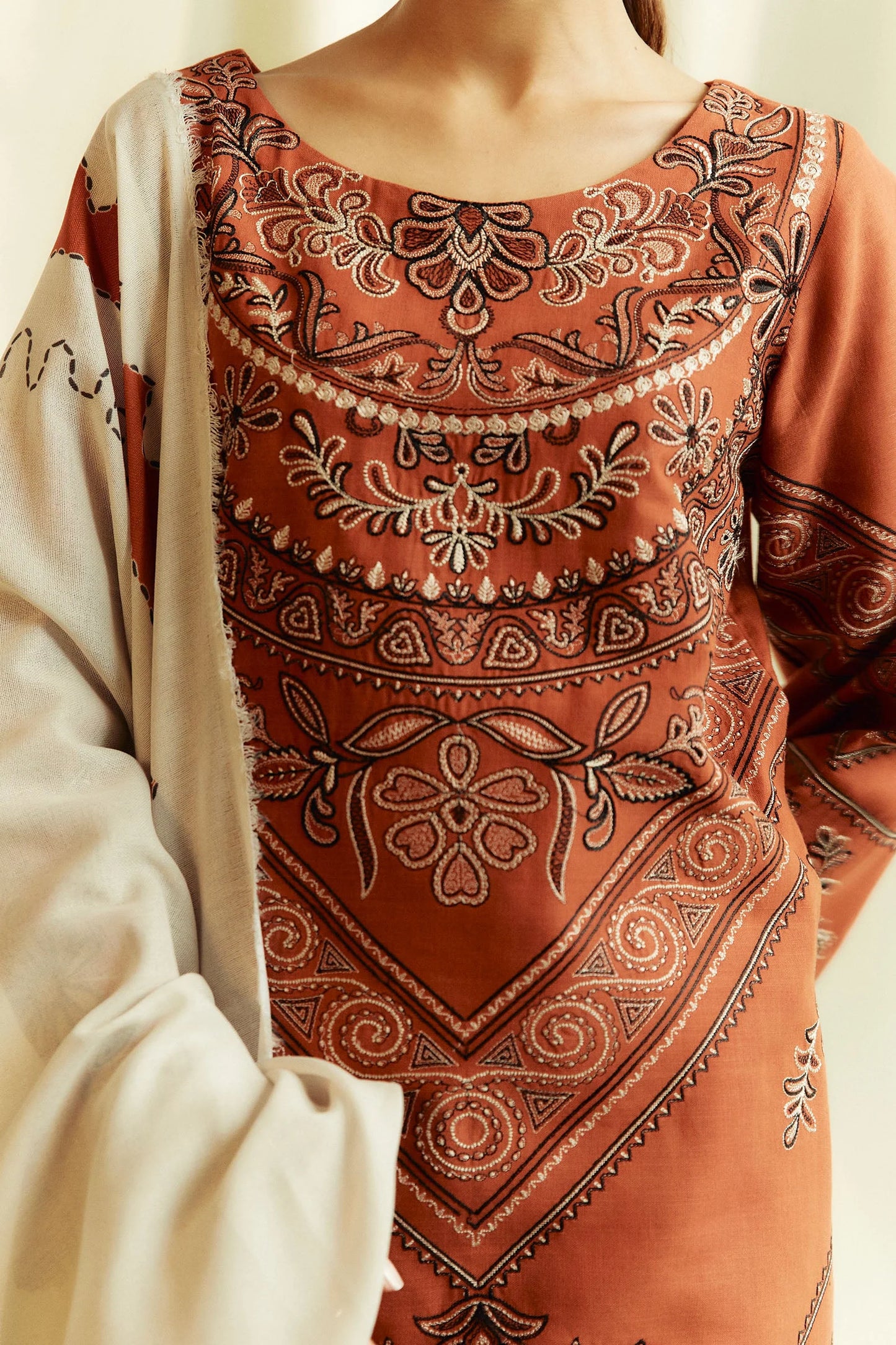 Coco by Zara Shahjahan Winter Unstitched Three Piece COCO-007