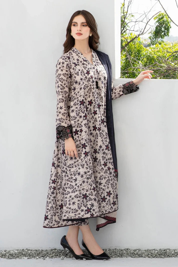 Baroque D-800 Printed three piece