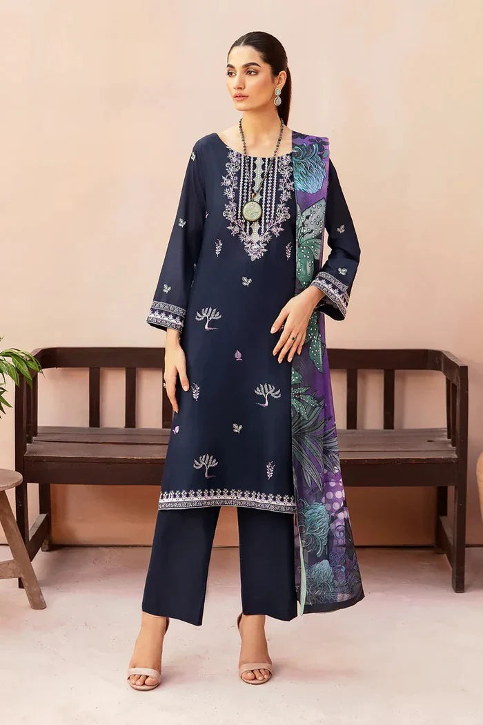 sapphire Embroidered lawn Three Piece SP-D 16