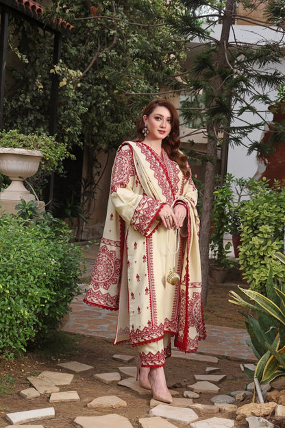 Asim Jofa  Embroidered Dahank Three Piece  AJ-938