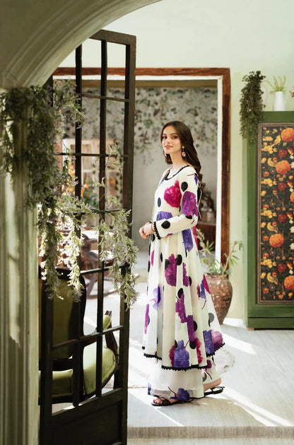 ZC -736 Printed Airjet Viscous Silk Three Piece