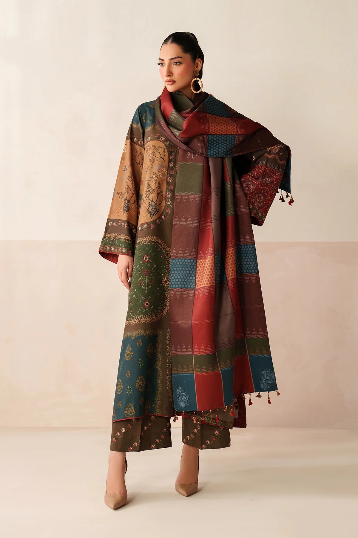 Baroque D-21 Printed three piece