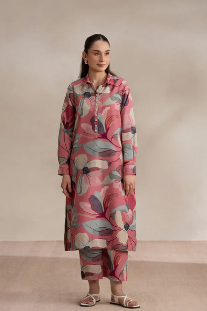 ZC-730 Printed Airjet Viscous Silk two Piece