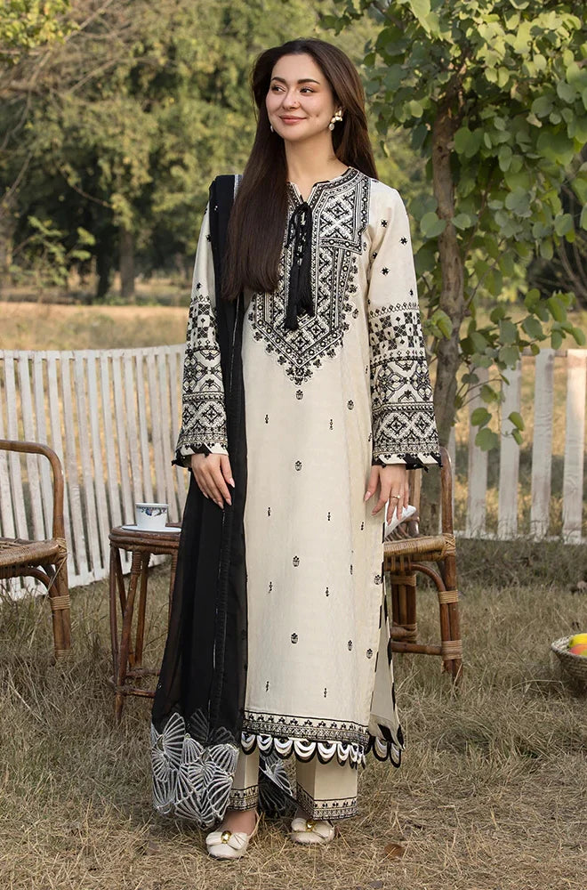 Allys  Lawn Embroidered Three Piece AL-112