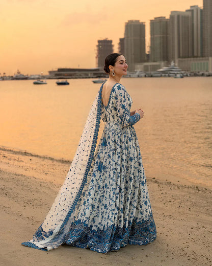 Faiza Saqlain Lawn Embroidered Three Piece FS-6163