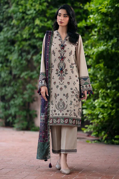 jazmin Embroidered lawn Three Piece jz-11