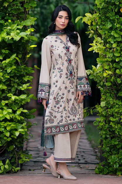 jazmin Embroidered lawn Three Piece jz-11