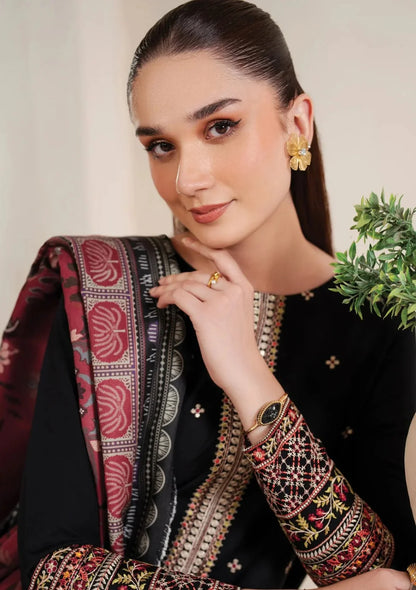 Garnet Embroidered lawn Three Piece Bakhtawar