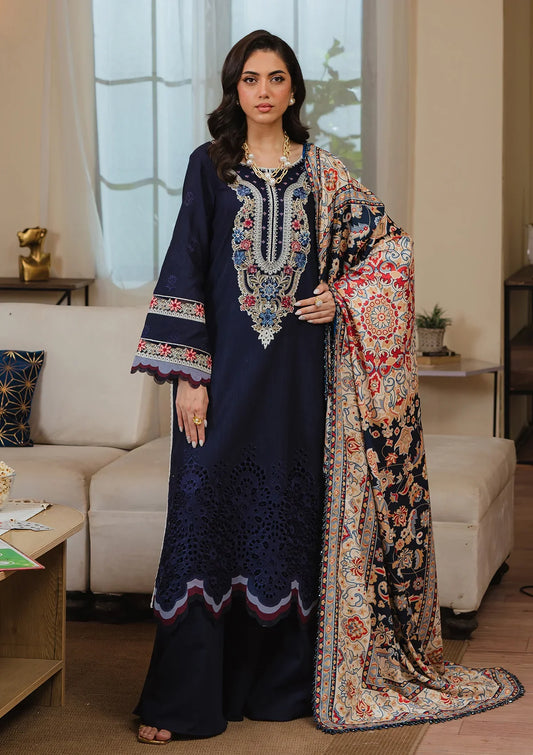 Baroque - 3PC Lawn Embroidered Suit - GKA7127