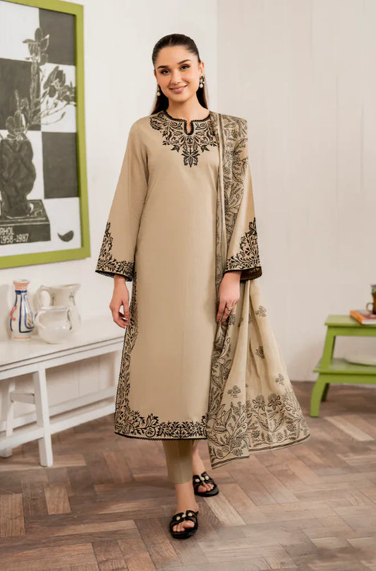 Sapphire SPW-746 Embroidered Dhanak 3pc