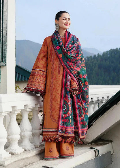 Qalamkar Dahank Embroiderd Three Piece QL-1055