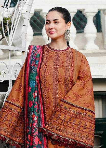 Qalamkar Dahank Embroiderd Three Piece QL-1055