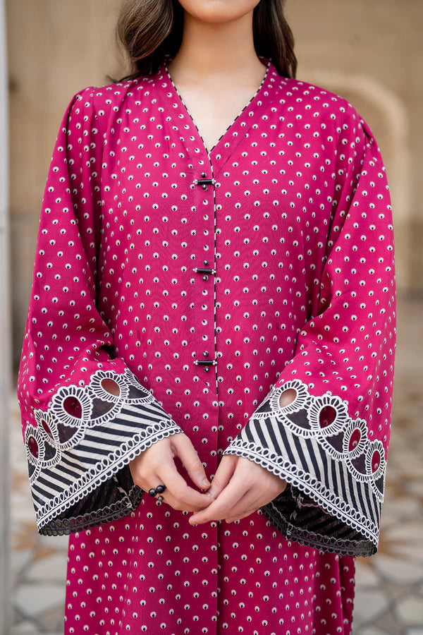 Baroque D-181 Khaddar Printed three piece