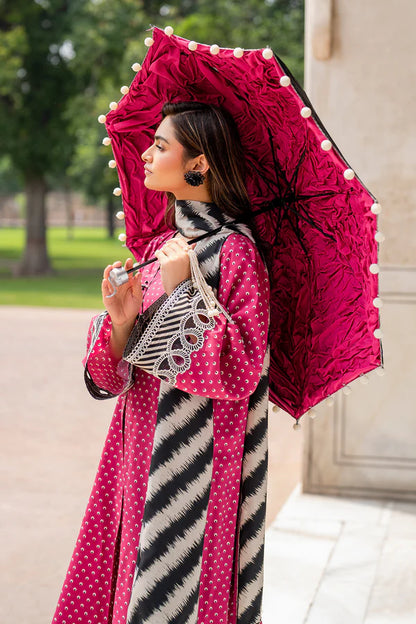 Baroque D-181 Khaddar Printed three piece