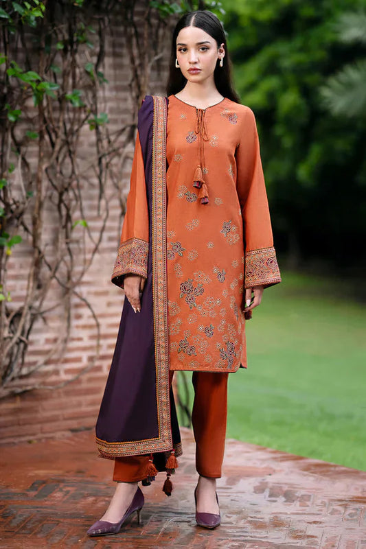 Jazmin Dahank Embroiderd Three Piece JZ-08