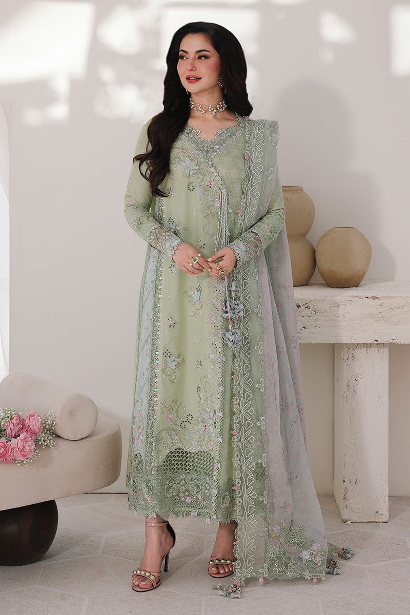 Qalamkar Lawn Chikenk-Kari Embroidered Three Piece QL-1040