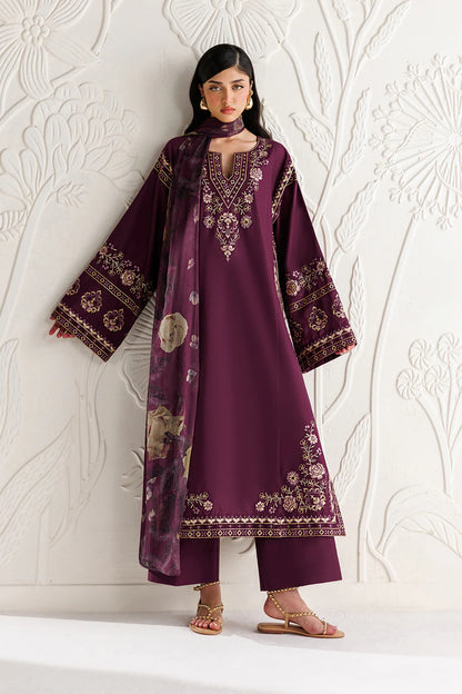 Iznik Embroidered Lawn Three Piece D-023