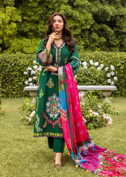 Sadaf Fawad Khan Lawn Embroiderd Three Piece ADA-01