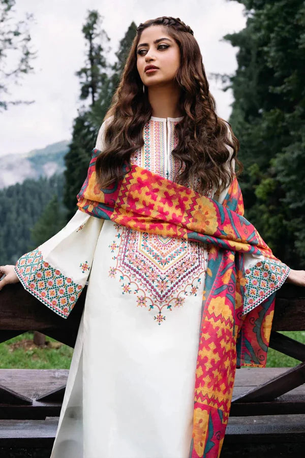 Sapphire Embroidered Dhanak Three Piece SP-13