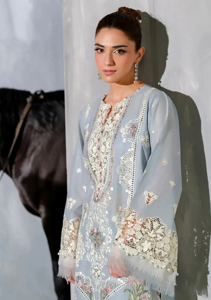 ELAF Embroidered lawn Three Piece EL-313