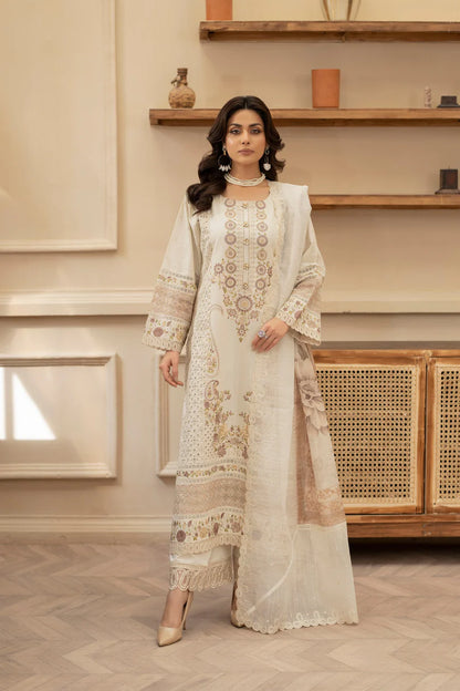 Charizma Lawn Emmbroidered Three Piece CH-61