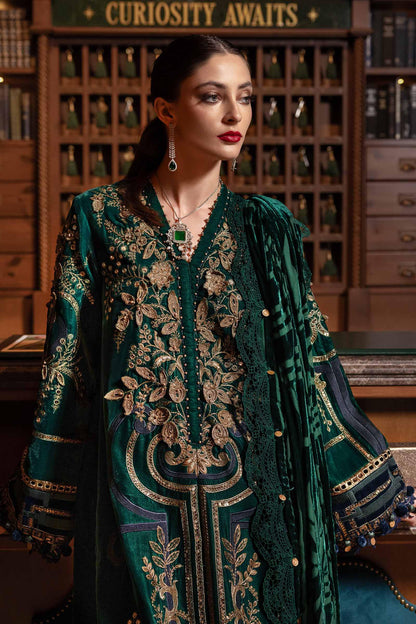 Maria-B Lawn Sequnce Embroidered Three Piece MB-6172