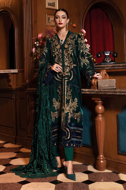 Maria-B Lawn Sequnce Embroidered Three Piece MB-6172