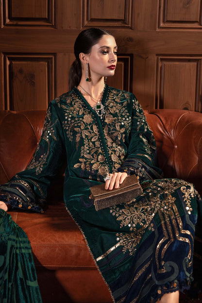 Maria-B Lawn Sequnce Embroidered Three Piece MB-6172