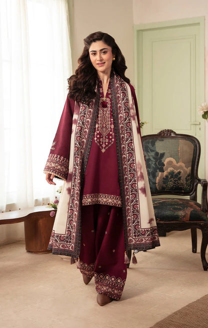 Maria-B Embroidered lawn Three Piece MB-356