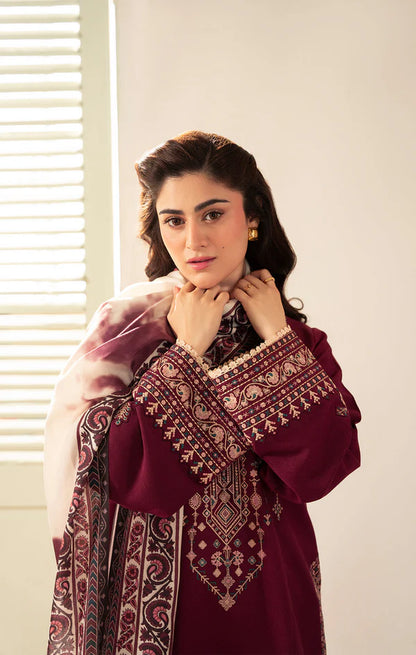 Maria-B Embroidered lawn Three Piece MB-356
