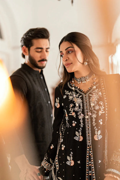 Qalamkar Embroidered Dhanak Three Piece QL-1050