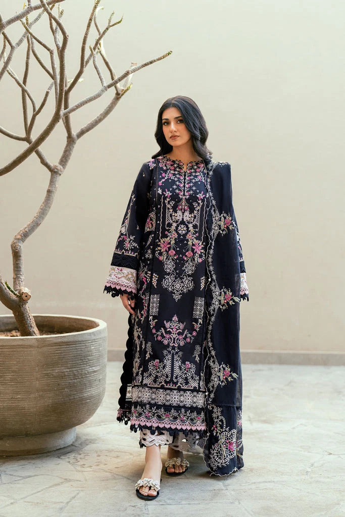 Florent Lawn Chikenk-Kari Embroidered Three Piece FL-01