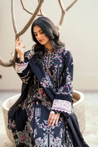 Florent Lawn Chikenk-Kari Embroidered Three Piece FL-01