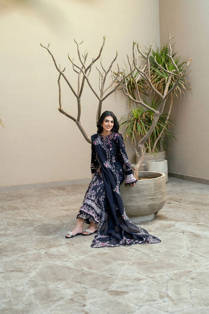 Florent Lawn Chikenk-Kari Embroidered Three Piece FL-01