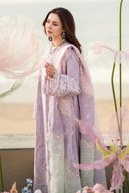 Qalamkar Lawn Chiken-Kari  Embroidered Three Piece QL-141