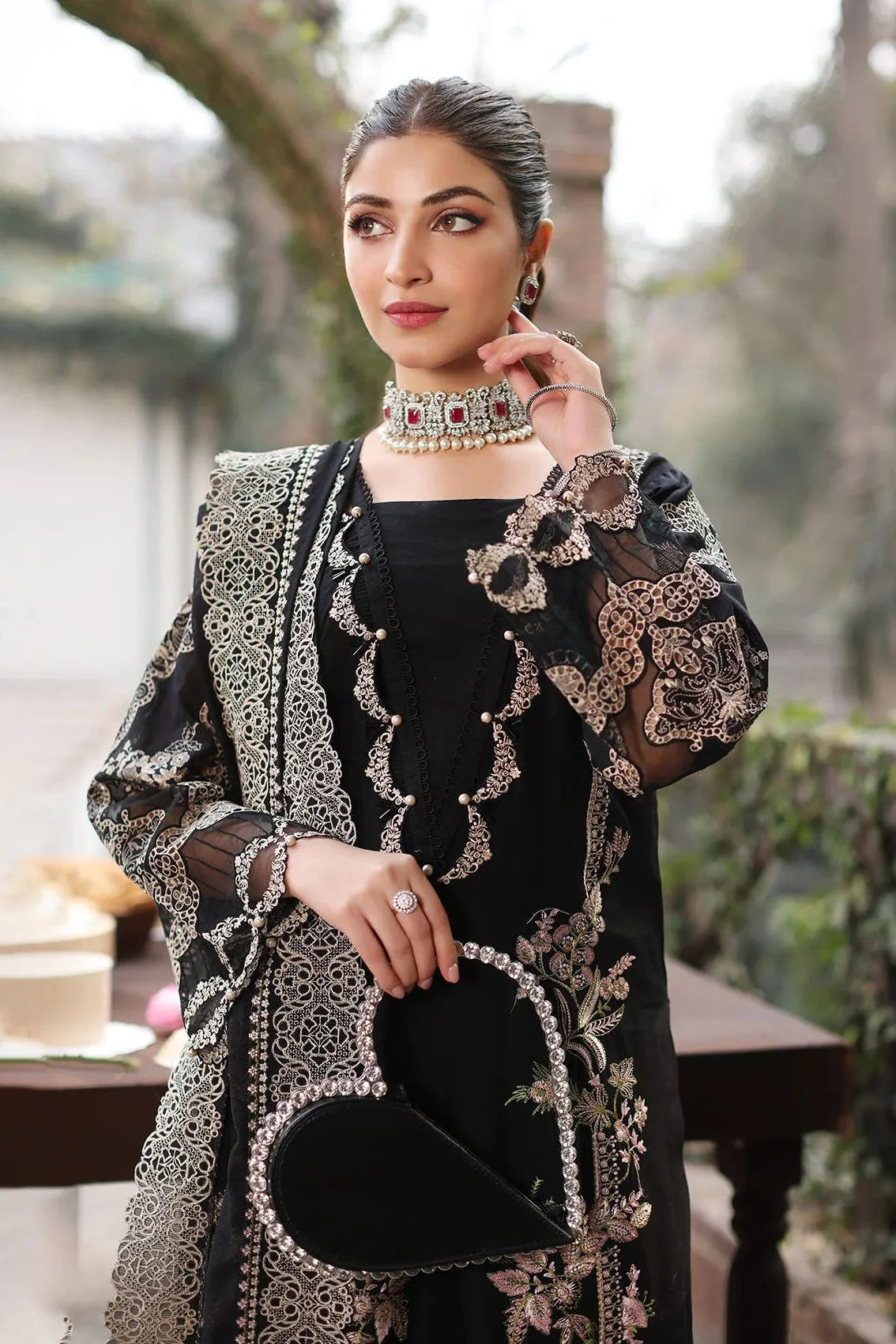 Asim Jofa Lawn  Embroidered Three Piece AJ-25