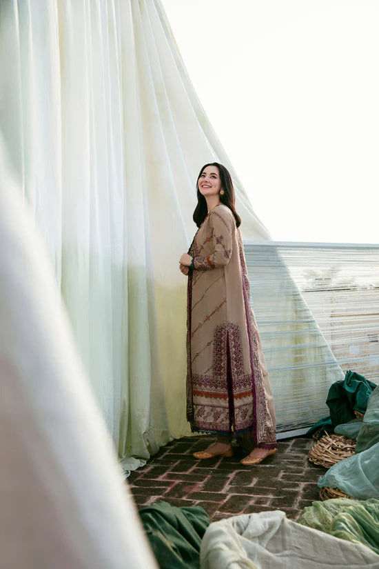 Florant Embroidered Dhanak Three Piece FLO-185