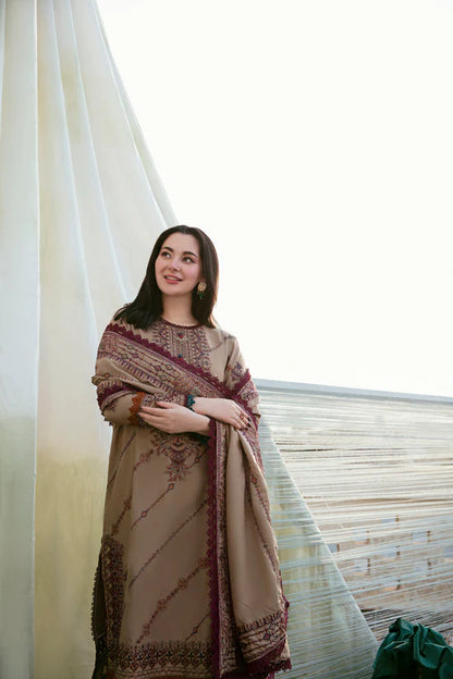 Florant Embroidered Dhanak Three Piece FLO-185