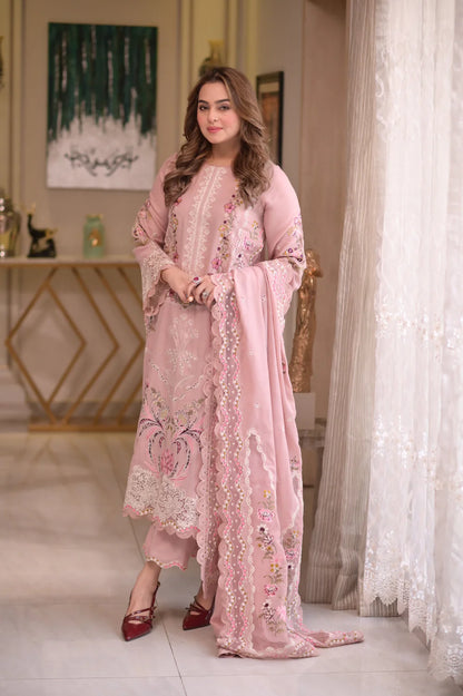 Aneela Embroidered Lawn Three Piece AN-3221