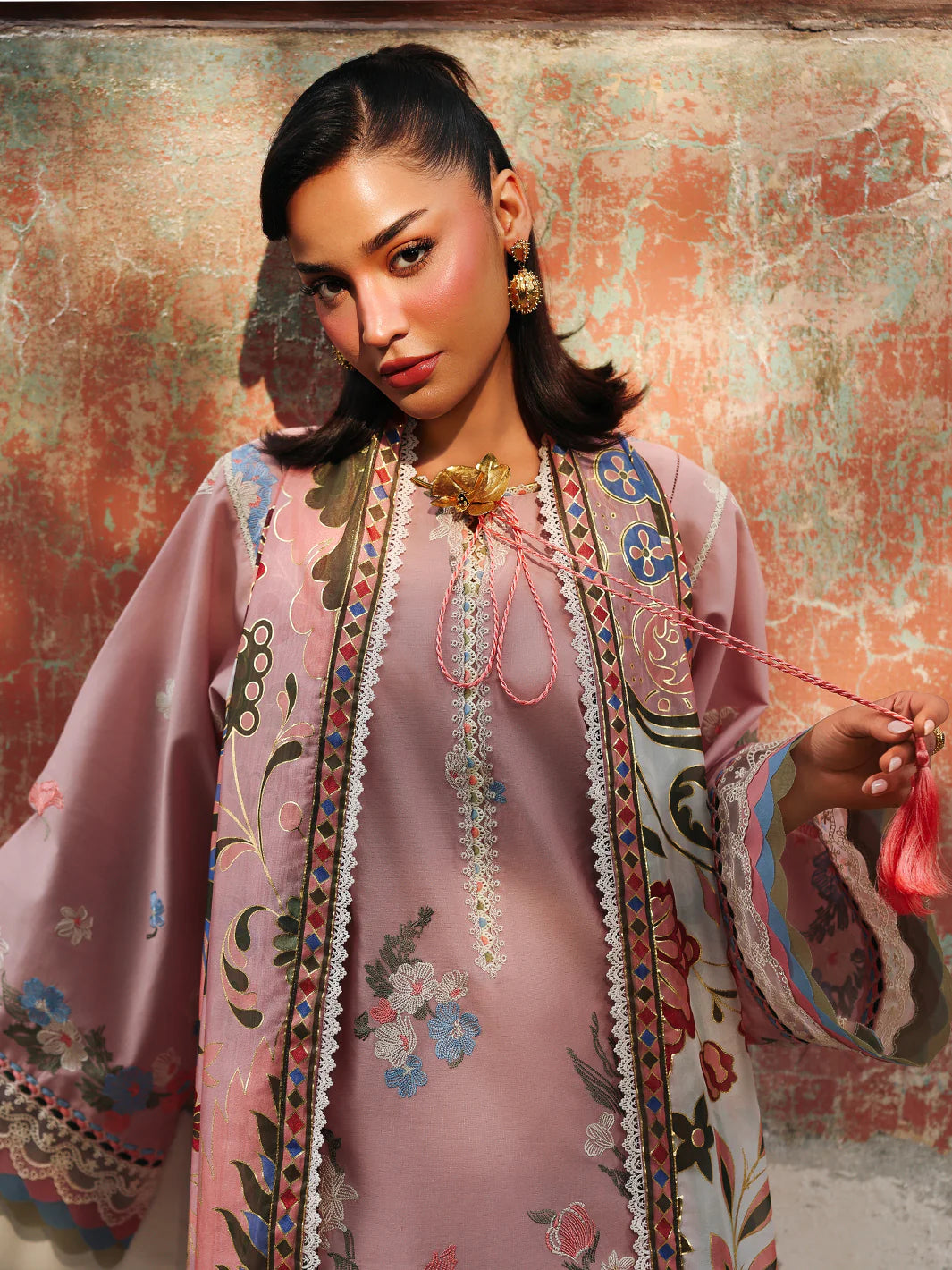 Bin ilyas Lawn Embroidered Three Piece BIL-112