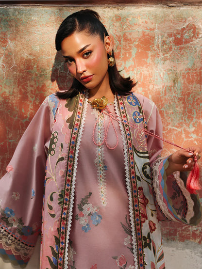 Bin ilyas Lawn Embroidered Three Piece BIL-112