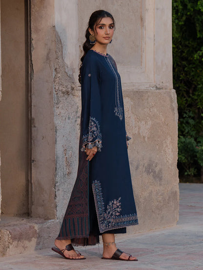 Izel Embroidered Dhanak Three Piece IZL-84